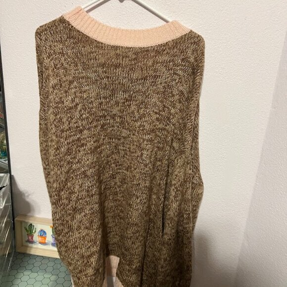 Treasure and Bond pink/brown sweater 2X - Picture 4 of 4